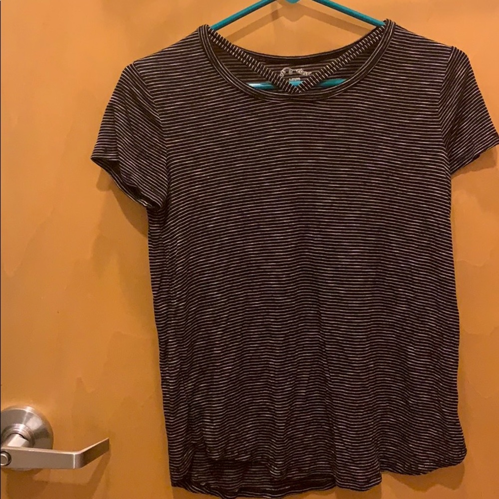 Black and white striped top. Never worn.